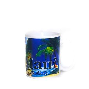 Maui No Ka Oi Coffee Mug Cup Tropical Island Waterfall Hawaii ABC Stores